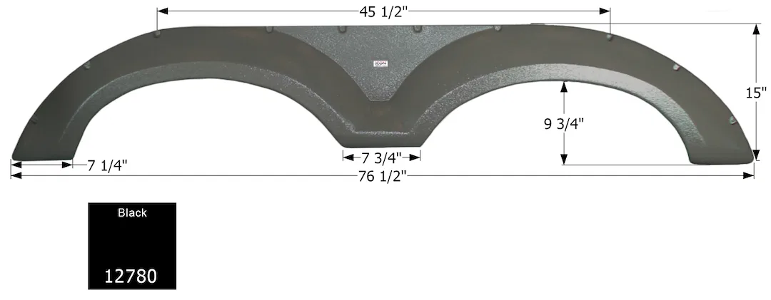 12780 – ICON Fender Skirt, Vehicle Fitment: Various Coachmen And Including Chaparral Models Coachmen Part Number C012...